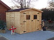 HABRITA - Abri de jardin - Bois - 16mm - 5.60m2 - vignette