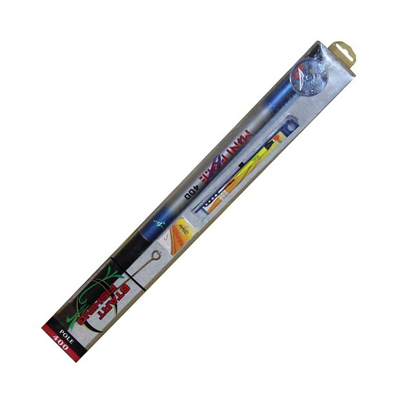 Kit pêche au coup micro 4 mètres + ligne, ham, leurre, acc - large