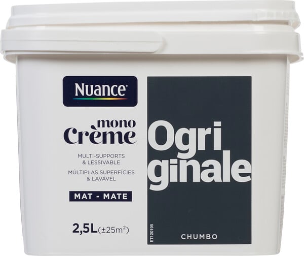 NUANCE - Peinture MonoCrème - Ogriginale - Mat - 2,5L - large