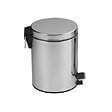 MSV - Poubelle de salle de bain inox miroir 5 litres - vignette