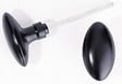ALPERTEC - Lot De 2 Boutons De Porte Olive Aluminium Laqué - vignette