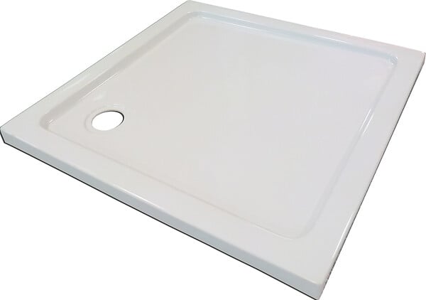 ONDEE - Receveur carré extra-plat - Acrylique  - 80x80cm - large