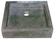 LT AQUA + - Vasque carrée en Terrazzo - Gris anthracite - 40x40cm - vignette