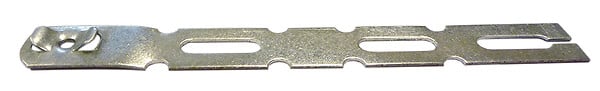 Berlingot de 4 pattes de fixation acier zingué 25x210mm - large