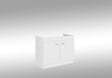 LEMPERT - Meuble sous-évier 100 cm - 2 portes - Blanc - vignette