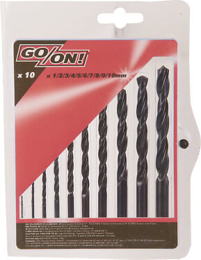 GO/ON - Coffret 10 forets métal - large