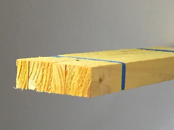 PUGIN - Tasseau sapin brut 15x32mm x long 2.40m - large