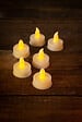 SMARTSOLAR - Pack 6 bougies t-light led effet flamme - vignette