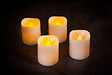 SMARTSOLAR - Pack 4 bougies led pillar - vignette