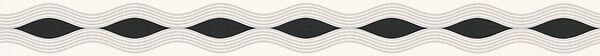 AS CREATION - Galon adhésif motif ondulation noir L.5xl.5m - large