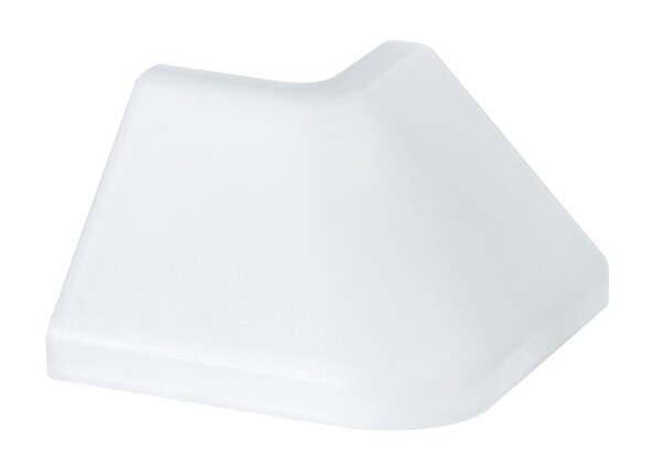 PAULMANN - Kit 2 coins Delta plastique satiné - large