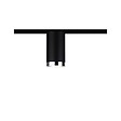 PAULMANN - Spot URail Tube max 10W GU10 Noir mat-Chrome - vignette