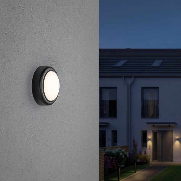 PAULMANN - Applique extérieur 230V Cone IP44 8W Anthracite - large