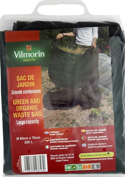 VILMORIN - Sac de jardin grande contenance pe 250 l 65cm x 75cm Vilmorin - large
