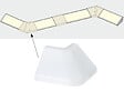 PAULMANN - Kit 2 coins Delta plastique satiné - vignette
