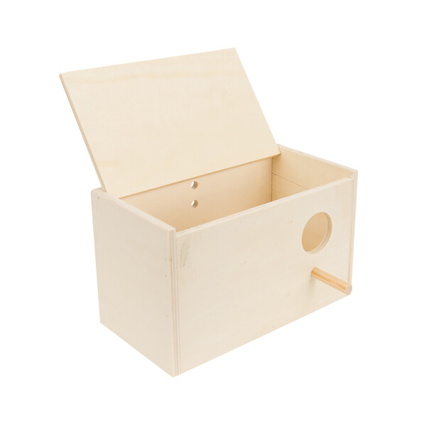AGROBIOTHERS - Nid en bois agapornis 21.5x13x13cm tyrol - large