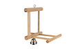 TYROL - Miroir bois+cloche 19x11cm tyrol - vignette