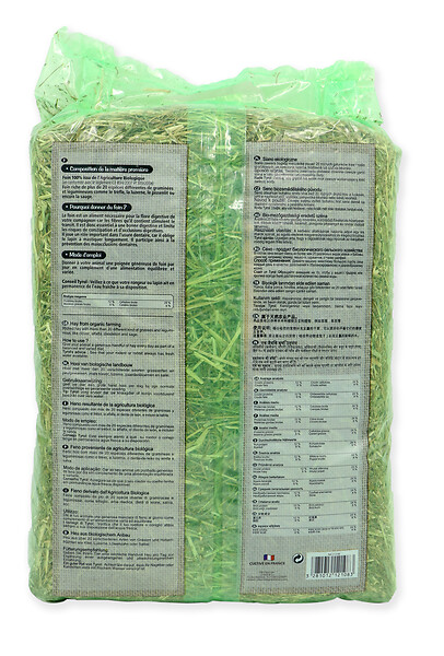TYROL - Foin bio semi-compresse rong. 1kg tyrol fr-bio-01 - large