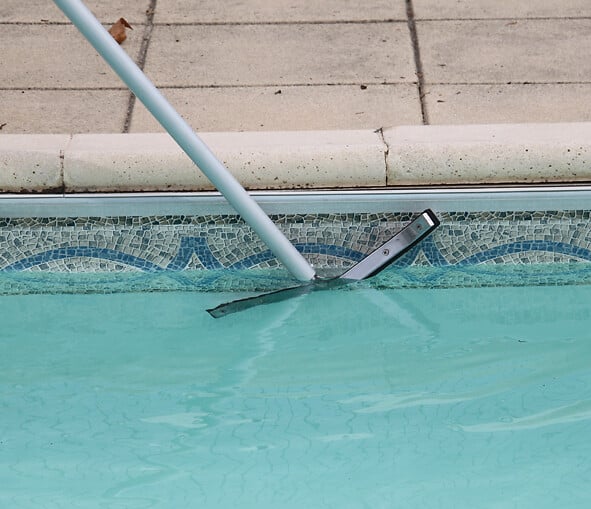 BYAQUALUX - Brosse de paroi en renfort - Aluminium - 45cm - large