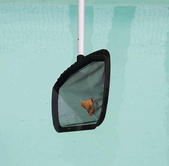 BYAQUALUX - Epuisette de surface pour piscine - large