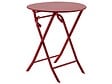 HESPERIDE - Table de jardin ronde Greensboro Ø 60 cm Groseille - Hespéride - vignette