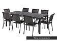 HESPERIDE - Table de jardin rectangulaire Piazza Aluminium 8 places Graphite - Hespéride - vignette