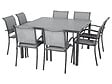 HESPERIDE - Table de jardin carrée Piazza 8 places Graphite - Hespéride - vignette