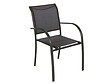 HESPERIDE - Fauteuil De Jardin En Texaline Piazza Gris Anthracite/graphite - vignette