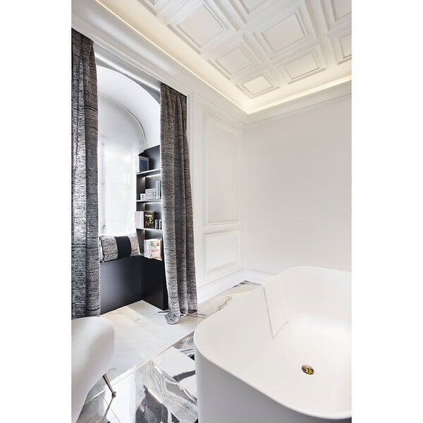 ORAC DECOR - Grande Corniche Inspirée De La Forme De L'ove C900 - L200 X H17,1 X L14,6 - Orac Decor - large