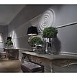 ORAC DECOR - Grande Rosace, Anneaux Concentriques R40 - L74,5 X H3,1 X L74,5 - Orac Decor - vignette
