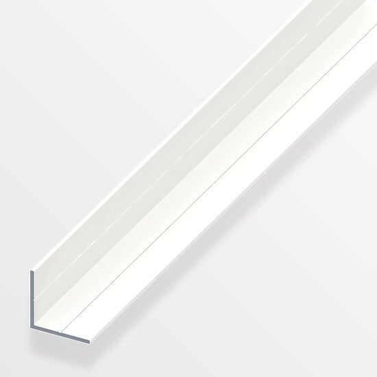 ALFER - Cornière égale aluminium epoxy blanc 19.5mmx2.5m - large