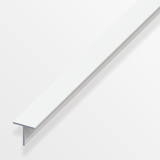 ALFER - T carré 19.5mm PVC blanc 2.5m - large