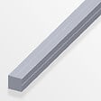 ALFER - Carré plein 7.5mm aluminium brut 1m - vignette