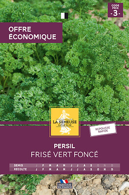 LA SEMEUSE - Persil frisé vert foncé - large