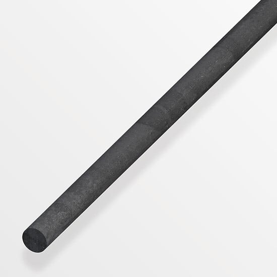 ALFER - Rond plein acier laminé à chaud gris diamètre 6mmx1m - large