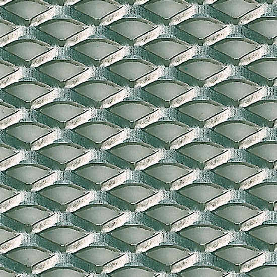ALFER - Métal déployé aluminium anodisé laiton 20x100cm - large