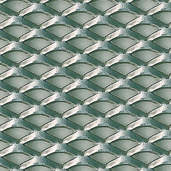 ALFER - Métal déployé 16 acier brut 25x50cm - large