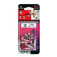 RED HEAD - Lot de 12 chevilles et vis couleur RED HEAD, Diam.6 mm x L.37 mm - vignette
