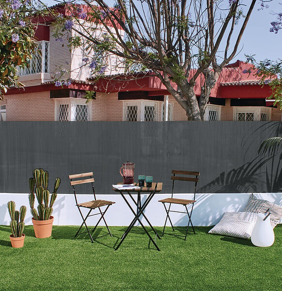 NORTENE - Canisse double face LOP - Gris - 1x3m - large