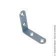 AFBAT - Equerre de chaise 15x2mm Longueur 30mm zingué - vignette