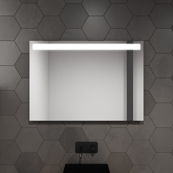 AURLANE - Miroir de salle de bain LED - 60x80cm - large