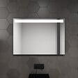 AURLANE - Miroir de salle de bain LED - 60x80cm - vignette
