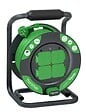 SCHNEIDER ELECTRIC - Enrouleur de bricolage - Vert et gris - 4 prises IP44 - 25m - vignette