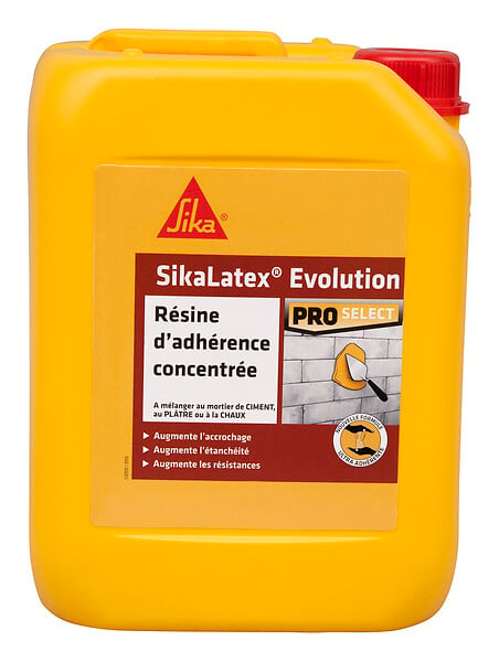 SIKA - Résine adhérence SikaLatex Evolution - Pour mortiers et béton - 5L - large