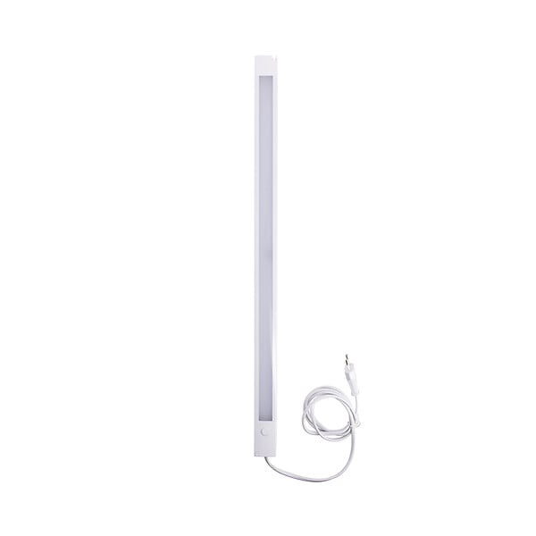 XANLITE - Réglette LED 60 cm, flux 700 lm, lumière blanc neutre 4000 K, alimentation 230V, fixation par vis ou adhésif incluse, usage placard, dressing et cuisine - large