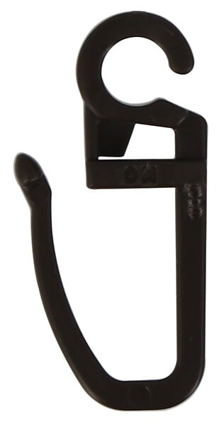 MOBOIS - 12 agrafes a ruflette pour D.11mm et D.20mm D.11 marron - large