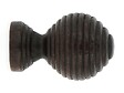 MOBOIS - 2 emb.boules striees a vis.d20 noyer - vignette