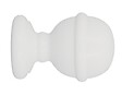 MOBOIS - 1 embout pluton a vis. d20 laque blanc - vignette