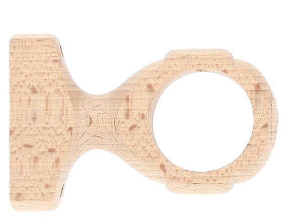 MOBOIS - 2 supports monobloc court brut - large