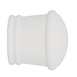 MOBOIS - 1 embout corona a emboiter D.35 laque blanc - vignette